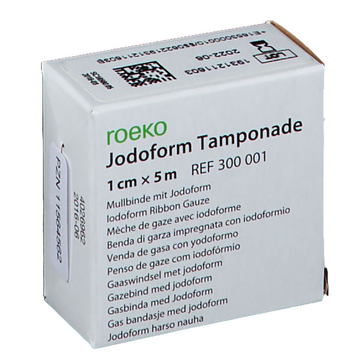 Jodoform Tamponade 1 cm x 5 m