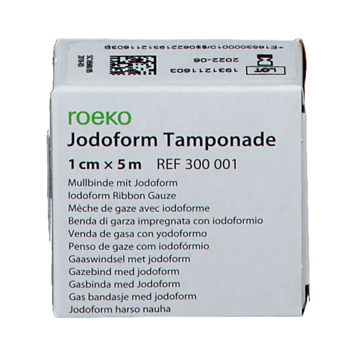Jodoform Tamponade 1 cm x 5 m