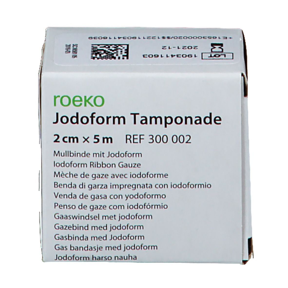 Jodoform Tamponade 2 cm x 5 m