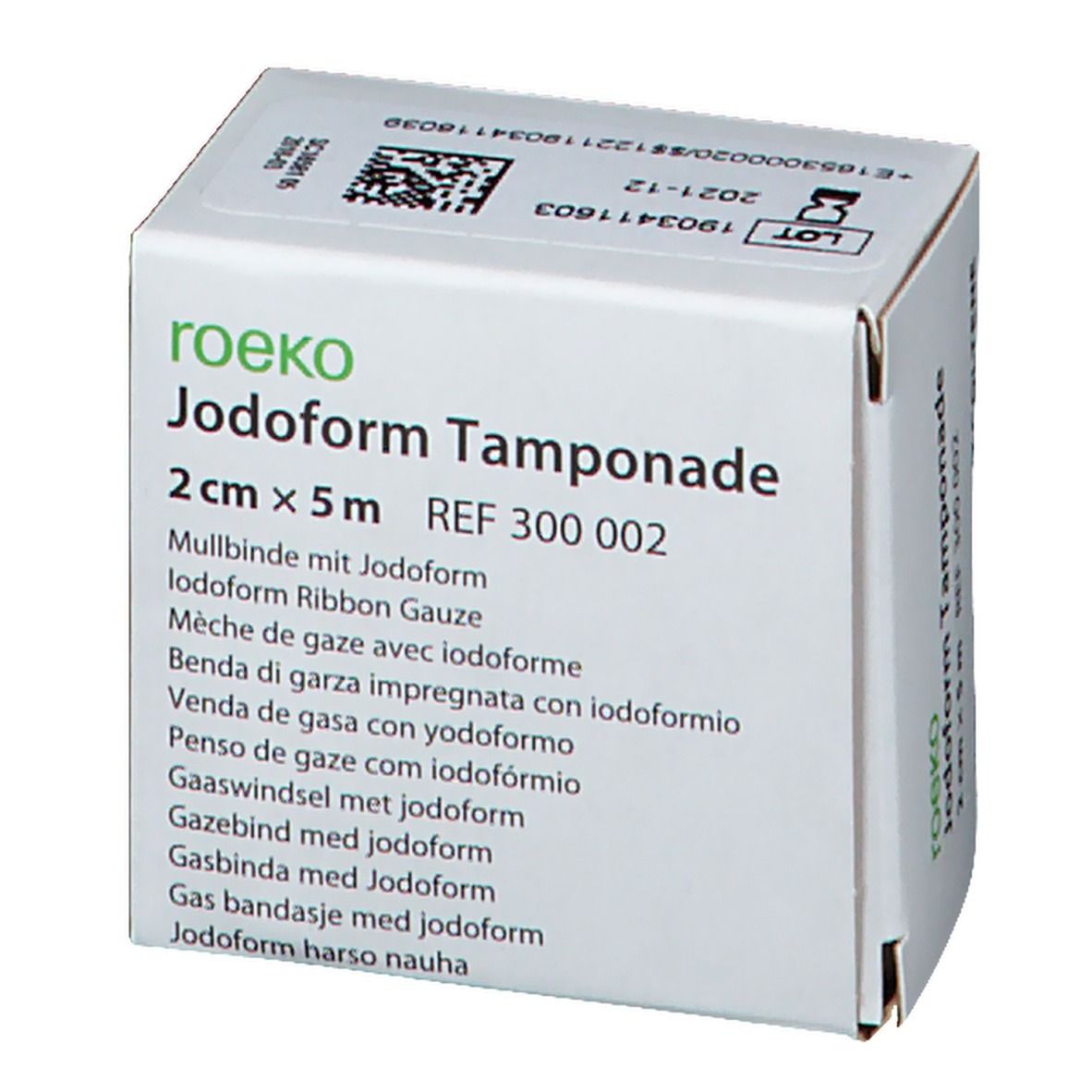 Jodoform Tamponade 2 cm x 5 m