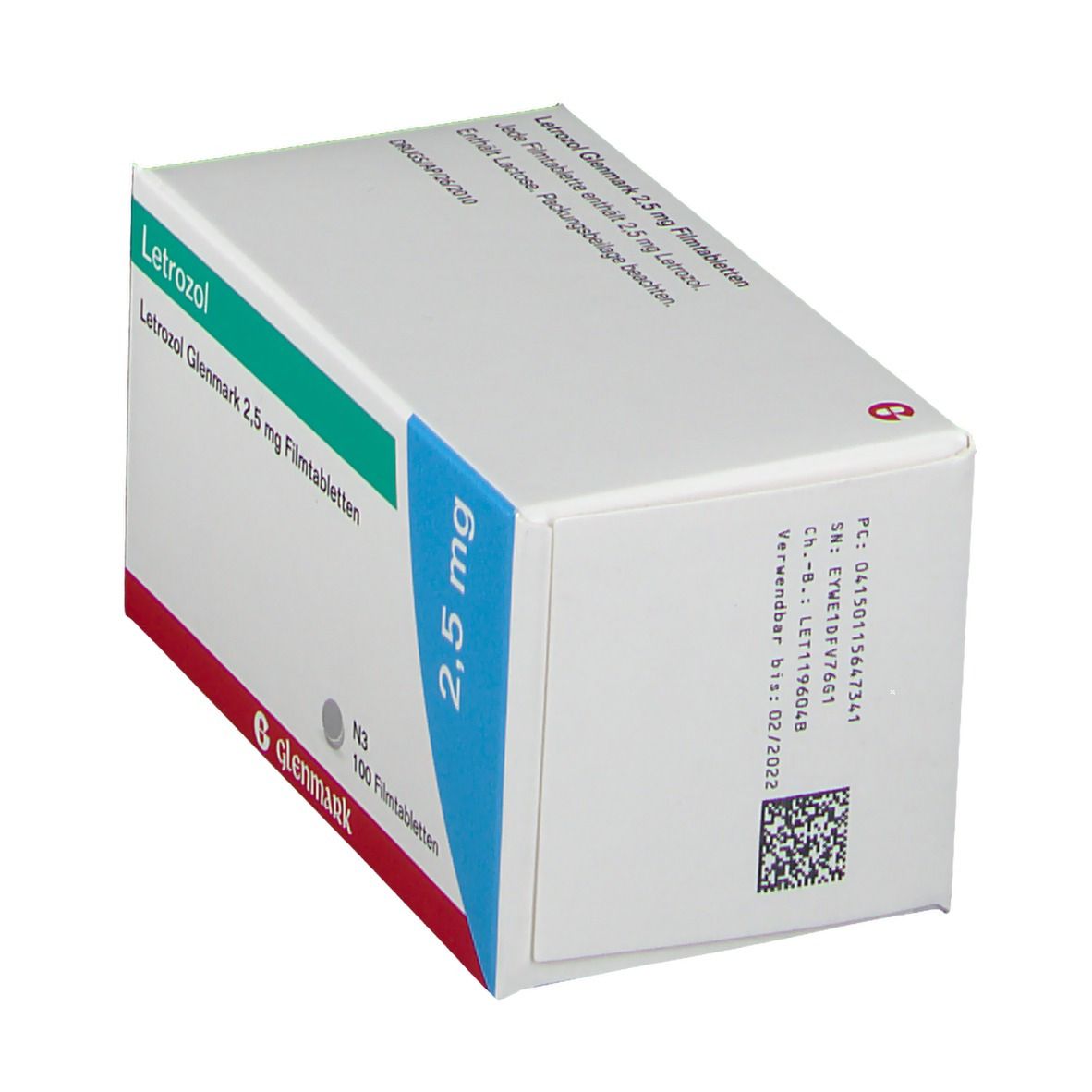 Letrozol Glenmark 2,5 mg