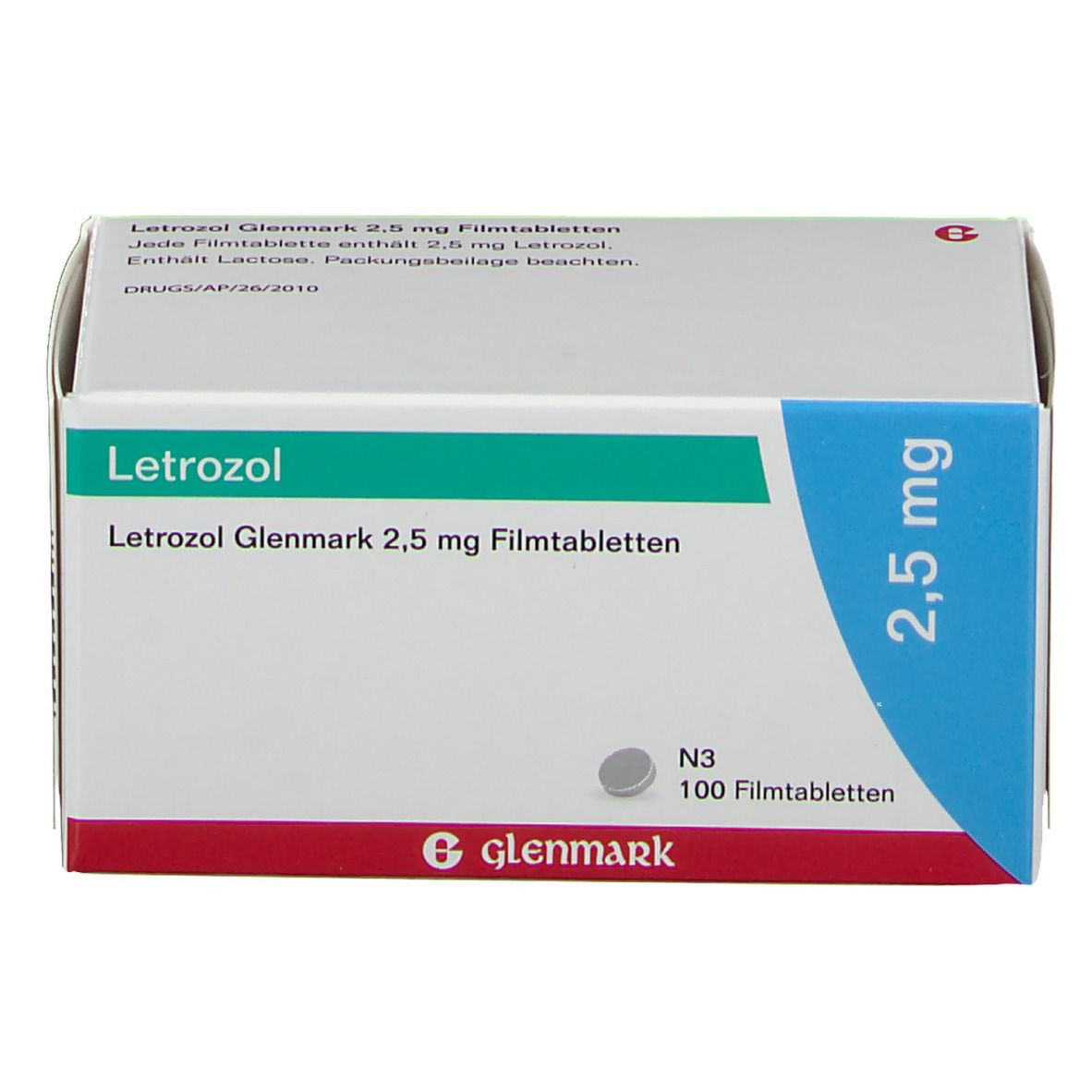 Letrozol Glenmark 2,5 mg