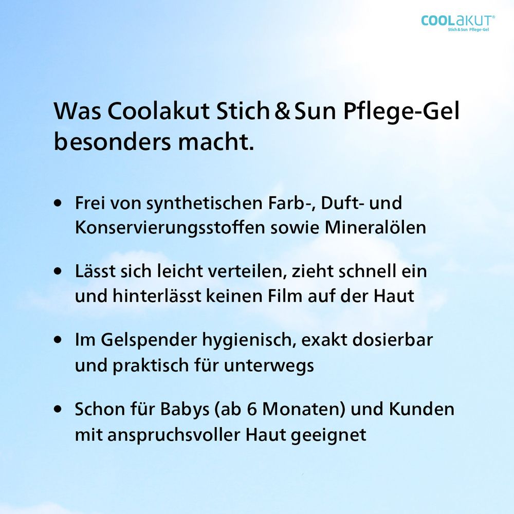 COOLakut® Stich & Sun Pflege-Gel