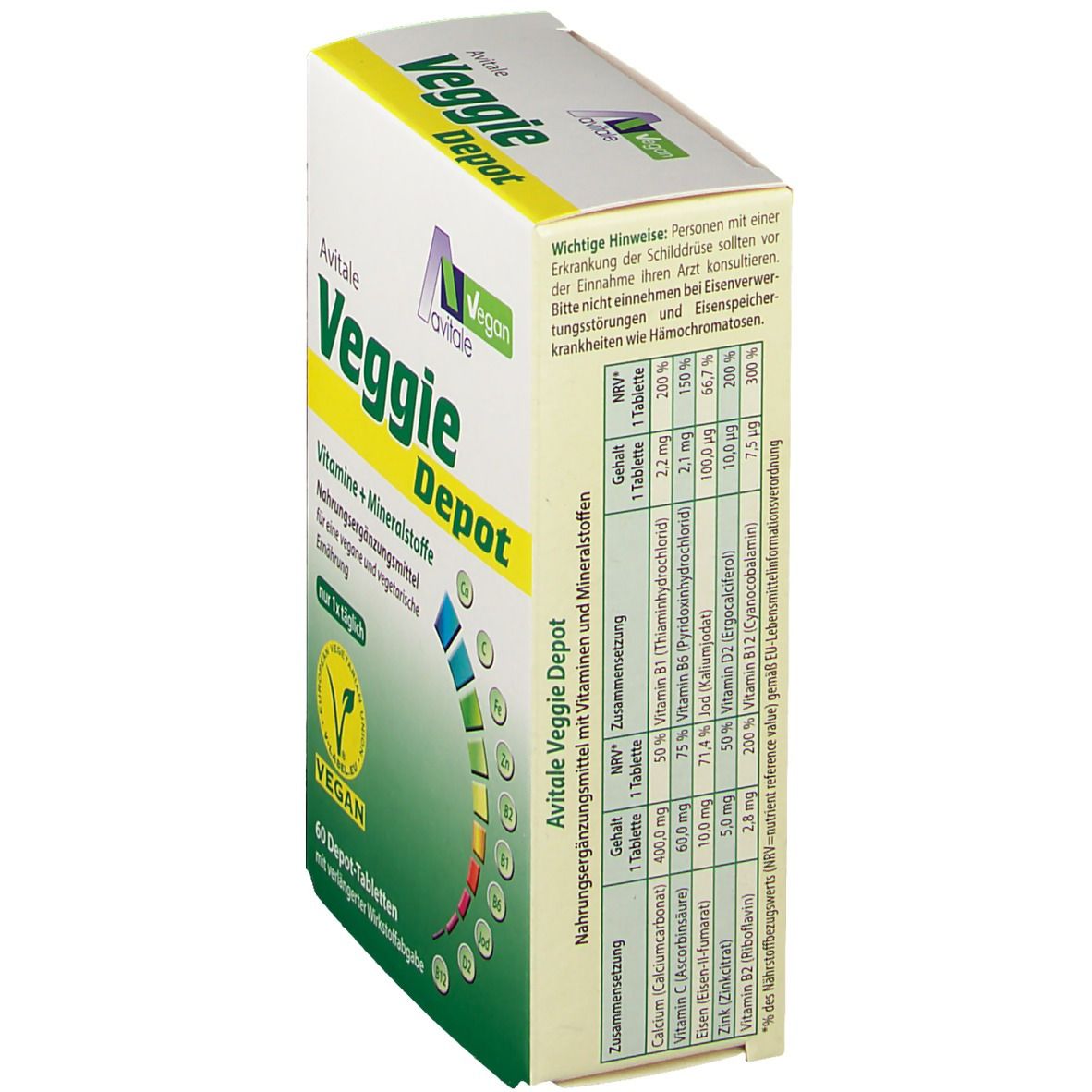 Veggie Depot Vitamine+Mineralstoffe Tabletten 60 St