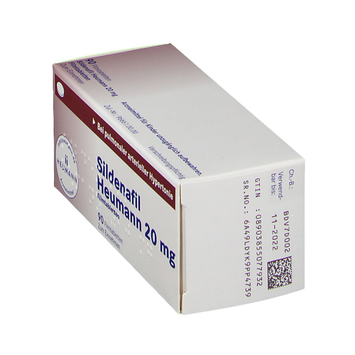 Sildenafil AL 20 mg Filmtabletten 90 St