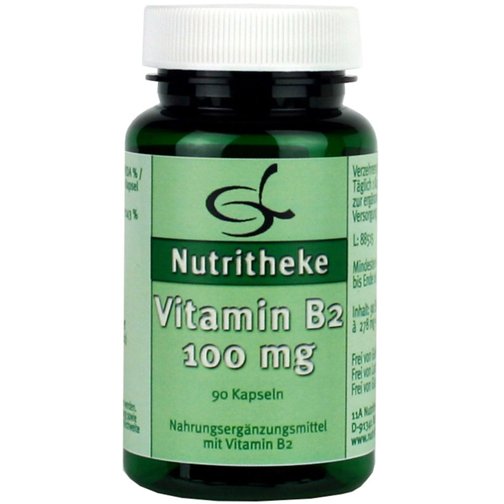 green line Vitamin B2 100 mg