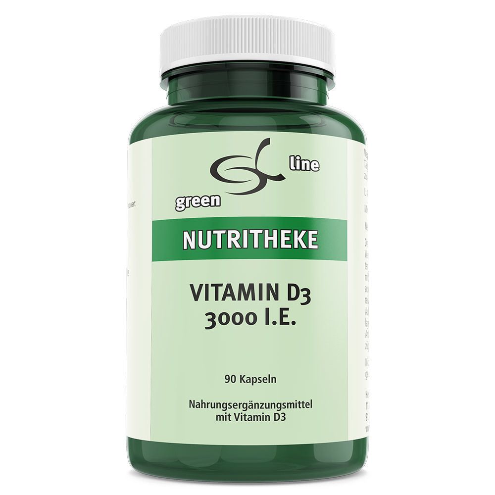 green line Vitamin D3 3.000 I.E.