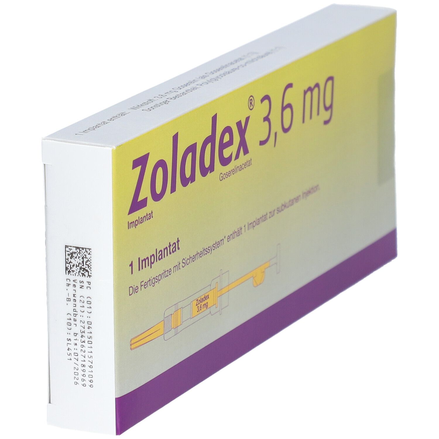 Zoladex 3,6 mg Implantat in einer Fertigspritze 1 St