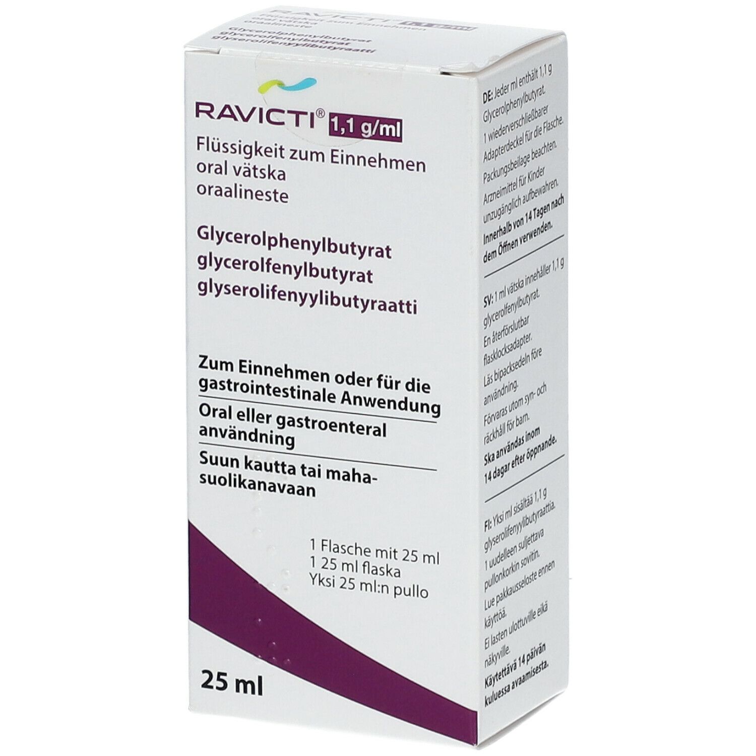 RAVICTI 1,1 g/ml 25ml + Adapter f. EXACTA Med Disp.