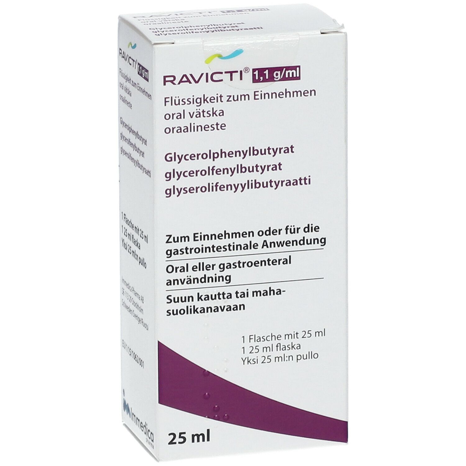 RAVICTI 1,1 g/ml 25ml + Adapter f. EXACTA Med Disp.