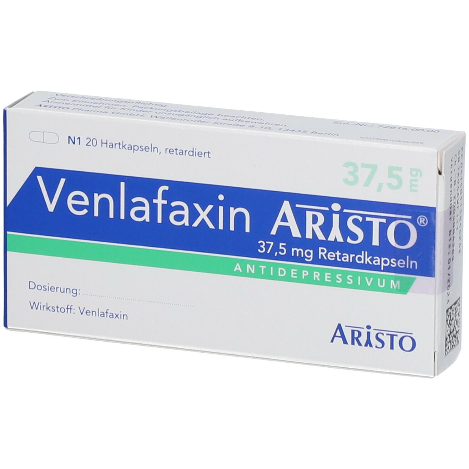 Venlafaxin Aristo® 37,5 mg