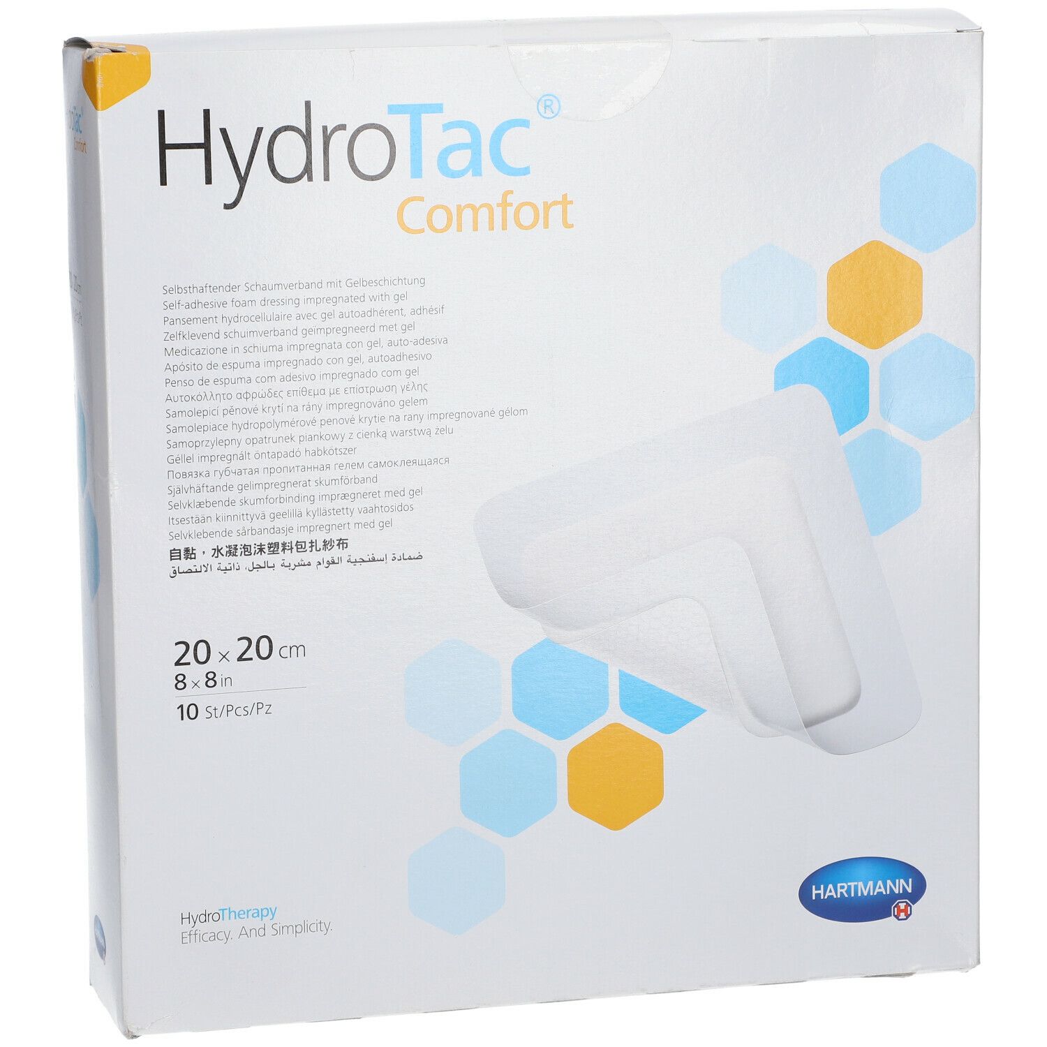 HydroTac® comfort Schaumverband 20 x 20 cm