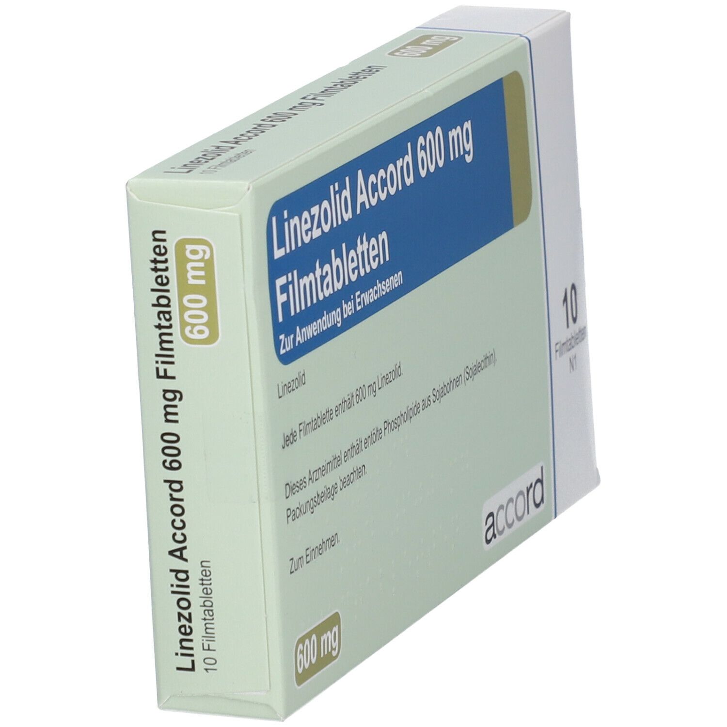 Linezolid AL 600 mg Filmtabletten 10 St