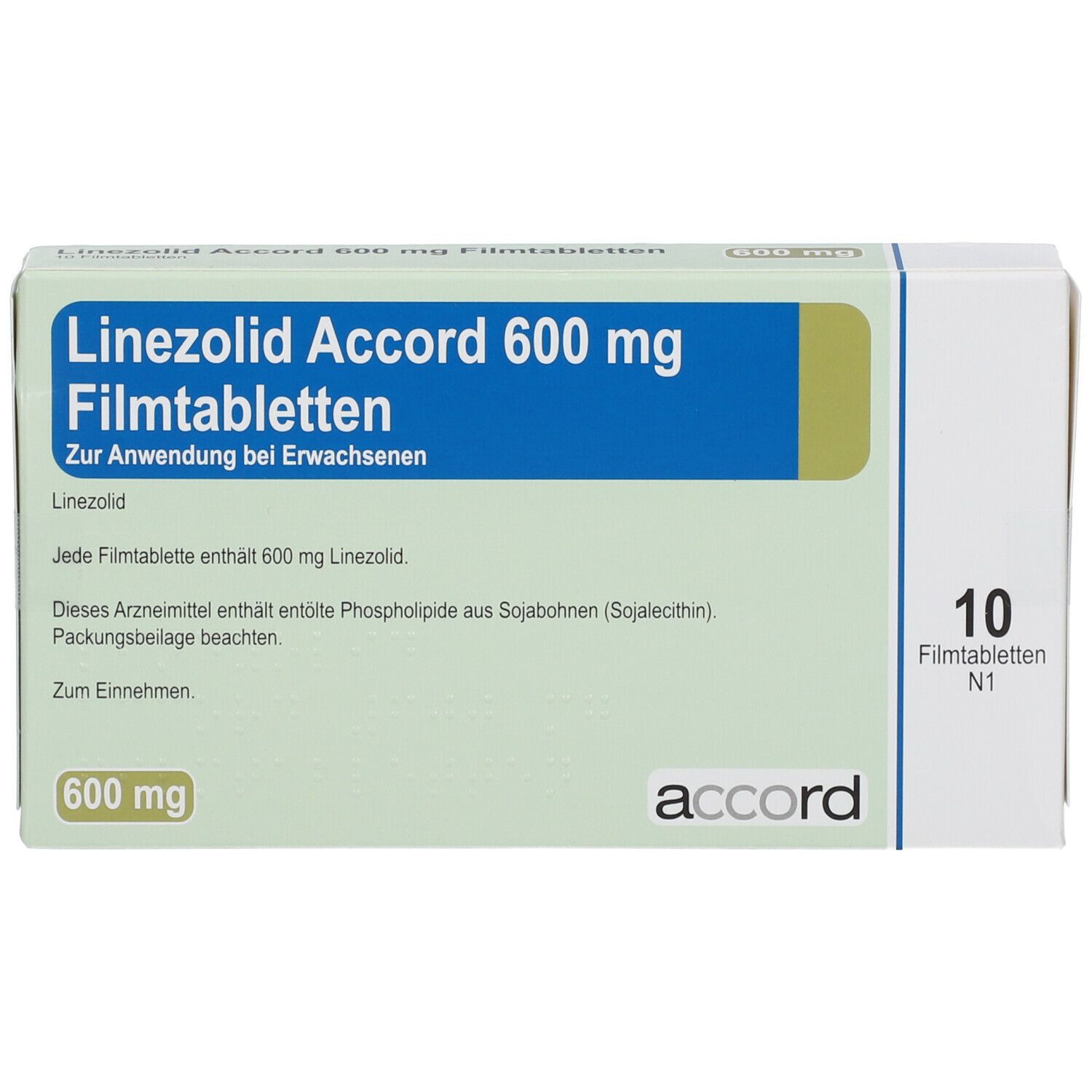 Linezolid Accord 600 mg