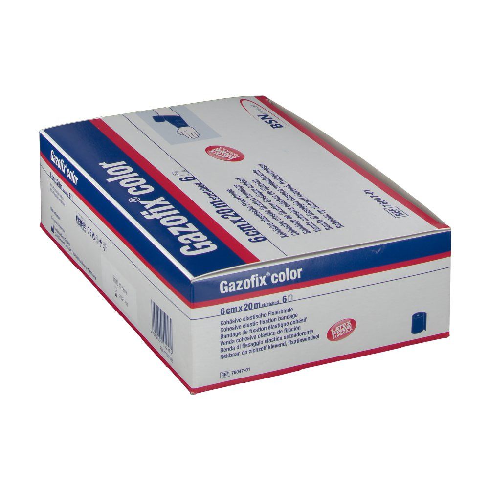 Gazofix® color 6 cm x 20 m blau