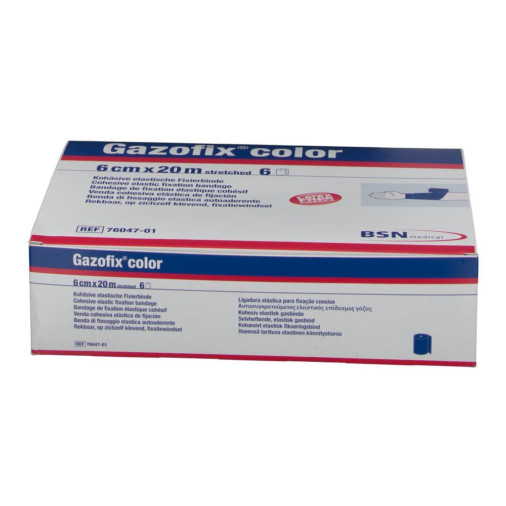 Gazofix® color 6 cm x 20 m blau