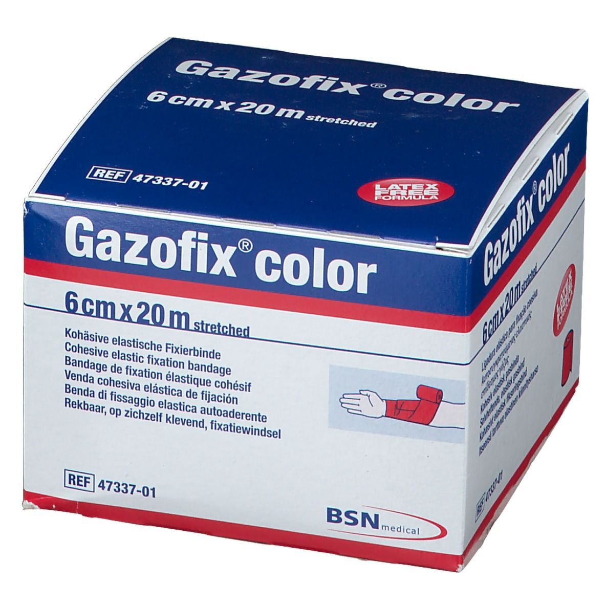 Gazofix® color 6 cm x 20 m pink