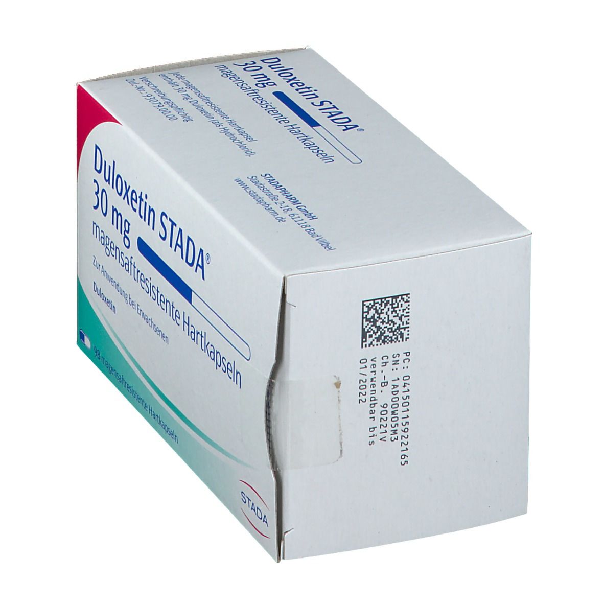 Duloxetin Stada 45 mg magensaftresist.Hartkapseln 98 St Magensaftresistente Hartkapseln