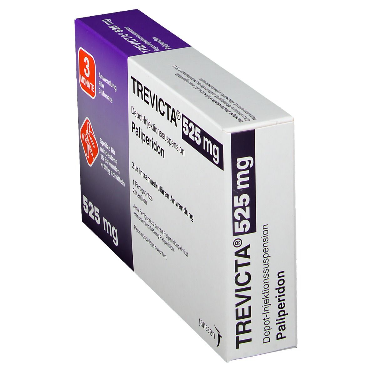 Trevicta 525 mg Depot-Injektionssusp.i.e.Fertigsp. 1 St Depot-Injektionssuspension