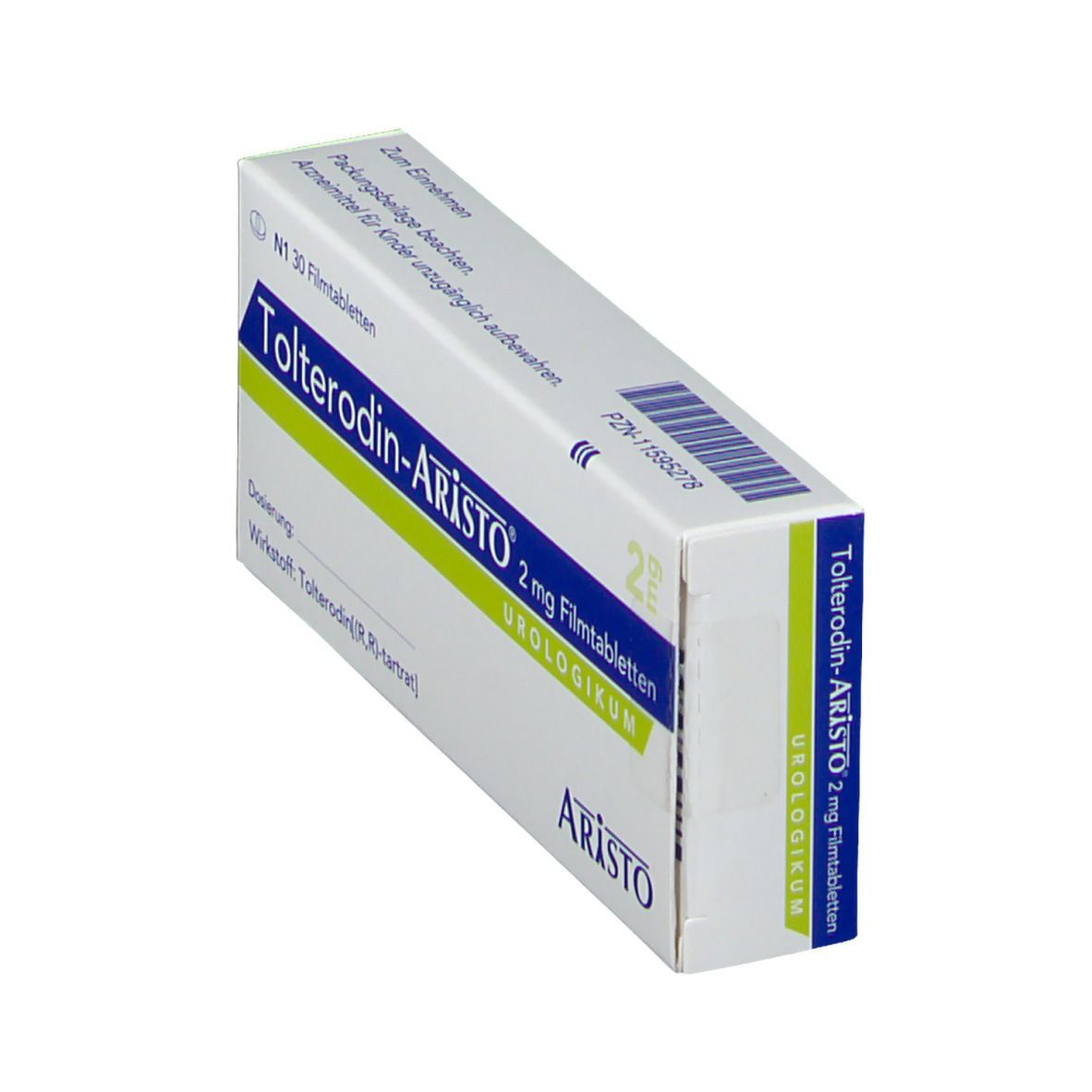 Tolterodin Aristo 2 mg Filmtabletten 30 St