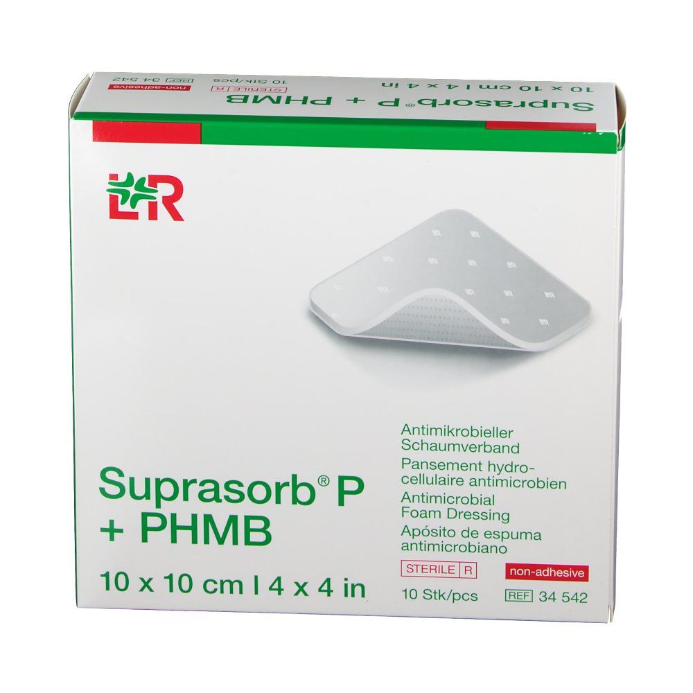 Suprasorb® P+PHMB Schaumverband 10x10 cm