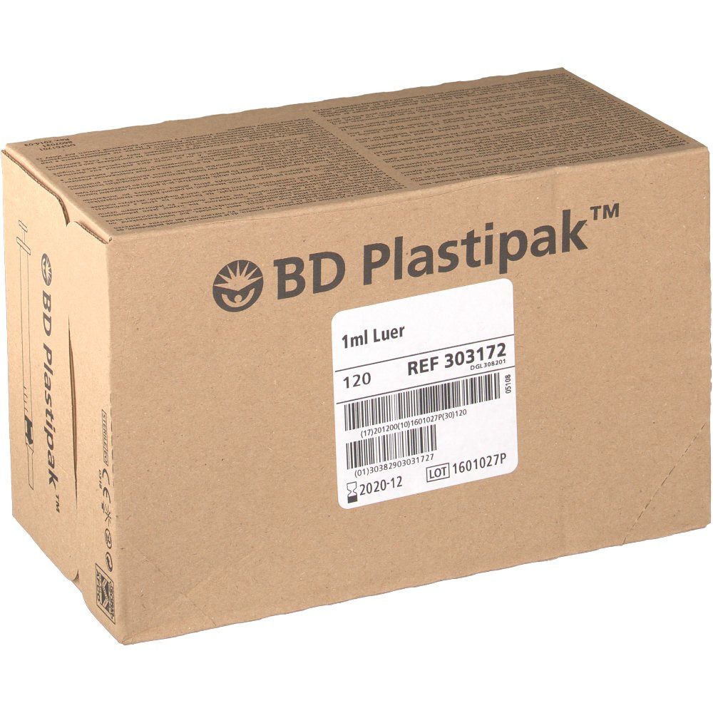 BD Plastipak™ Tuberkulinspritze ohne Kanüle 1 ml