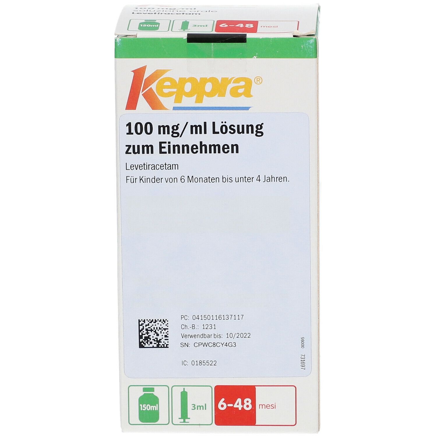 Keppra 100 mg/ml