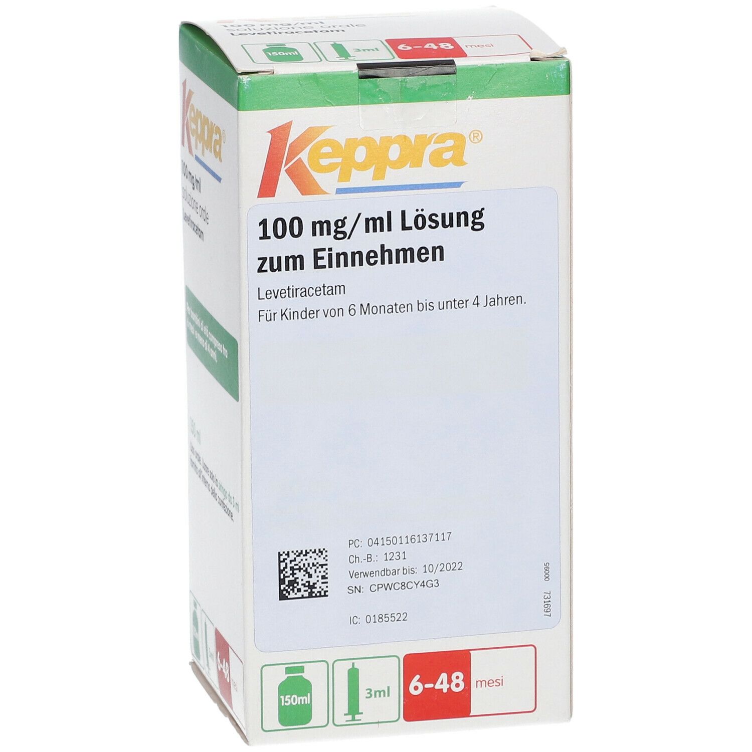 Keppra 100 mg/ml