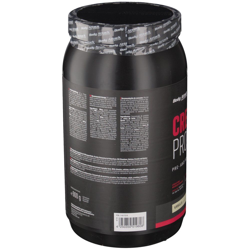 Body Attack creapure® CREATINE PROTEIN Vanille
