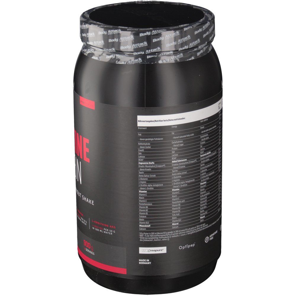 Body Attack creapure® CREATINE PROTEIN Erdbeere
