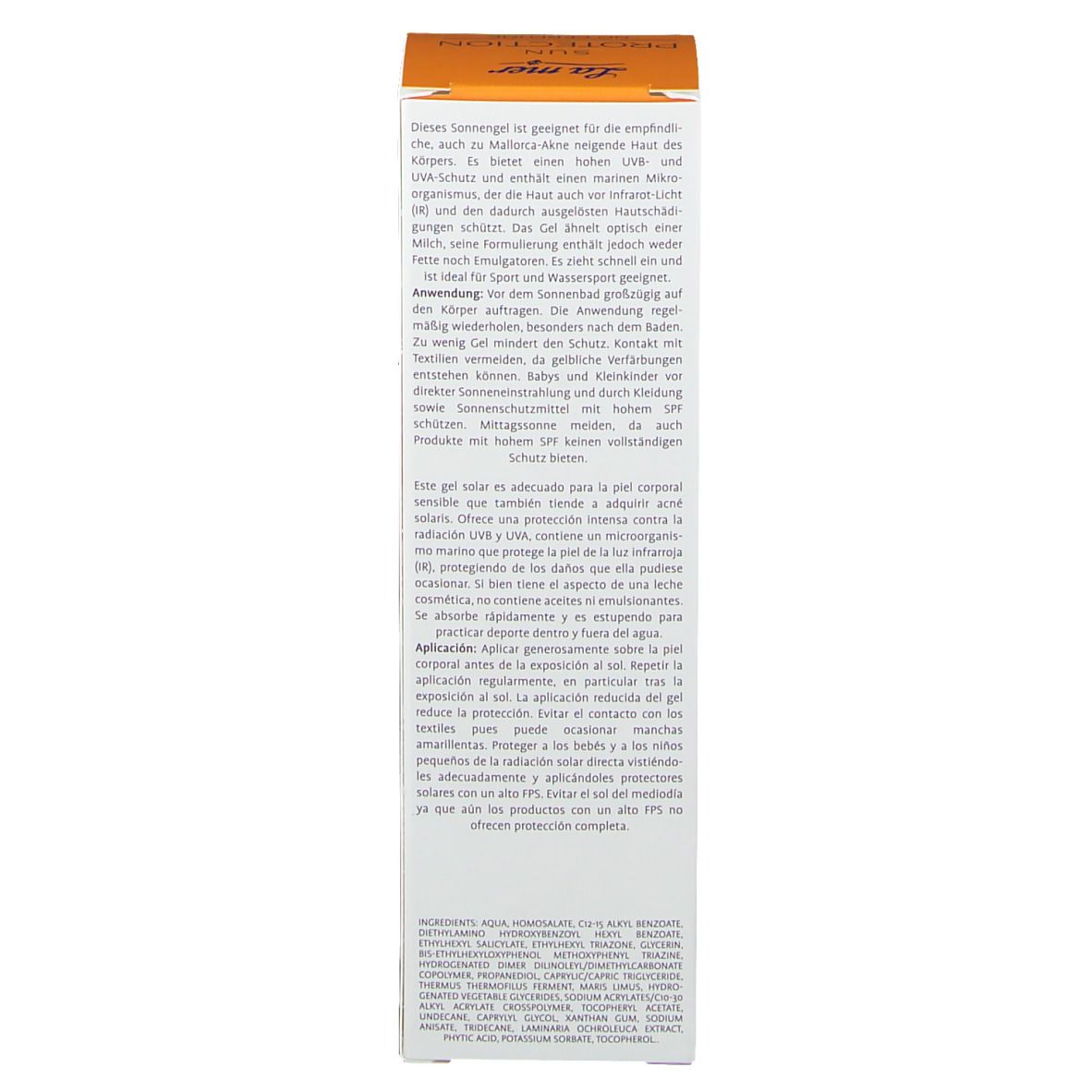 La mer SUN Sun-Gel  SPF 30 ohne Parfum