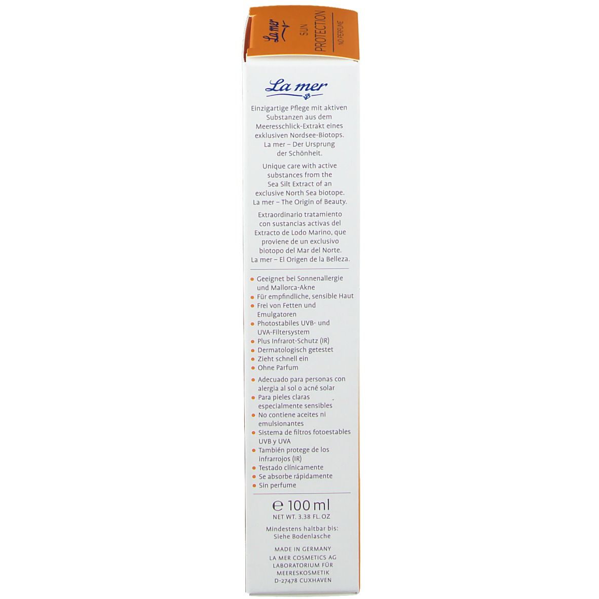 La mer SUN Sun-Gel  SPF 30 ohne Parfum