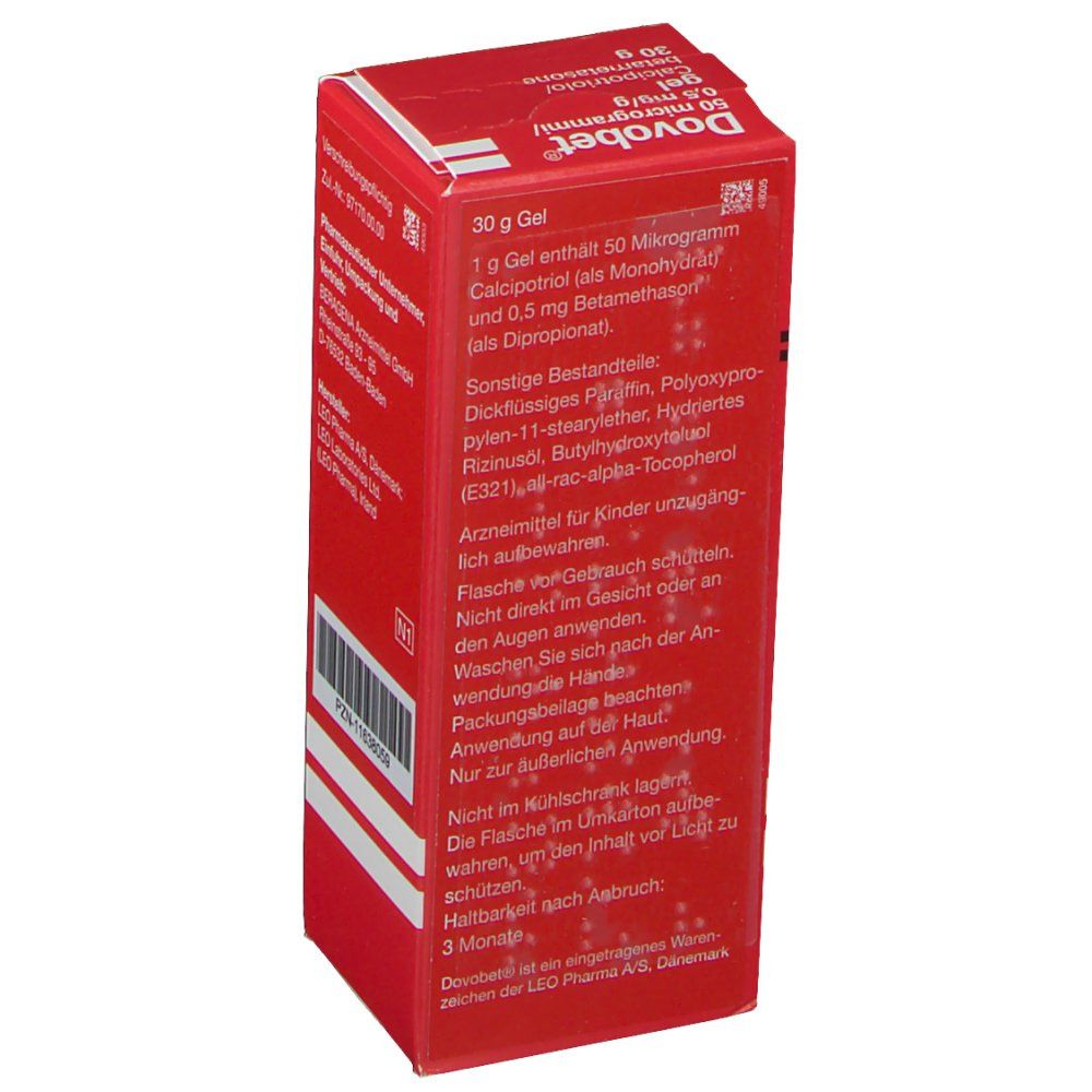 Dovobet® 30 µg/g + 0,5 mg/g Gel 30 g - shop-apotheke.com