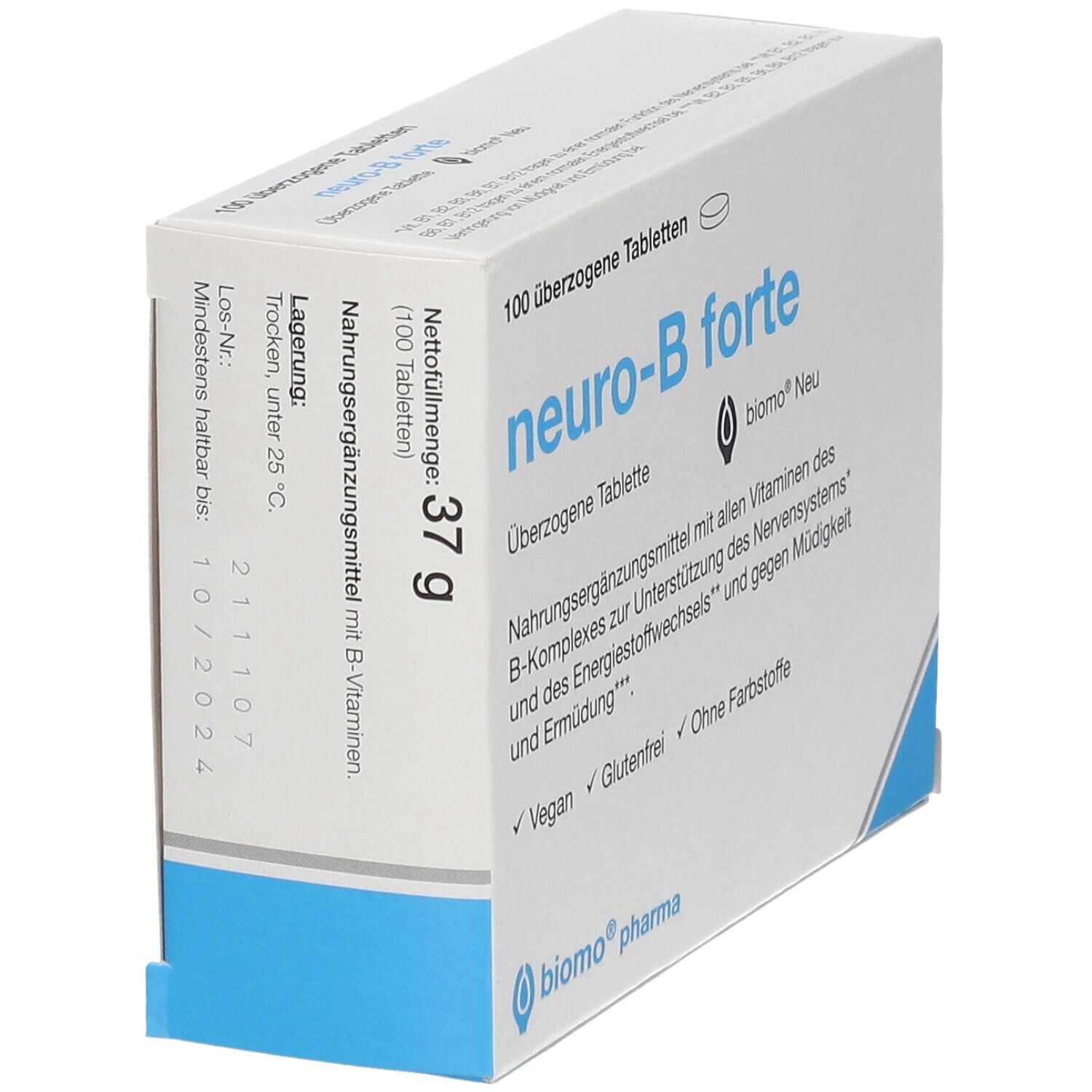 Neuro-B Forte Biomo® Neu 100 St - Shop Apotheke