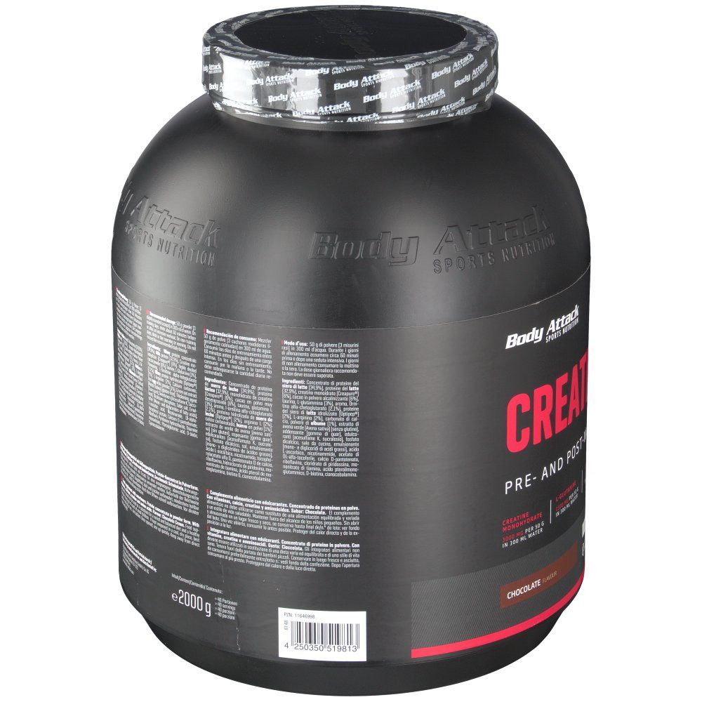 Body Attack creapure® CREATINE PROTEIN Schokolade