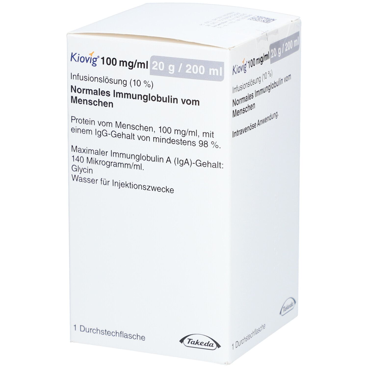 Kiovig 100 mg/ml Infusionslösung 20 g 200 ml