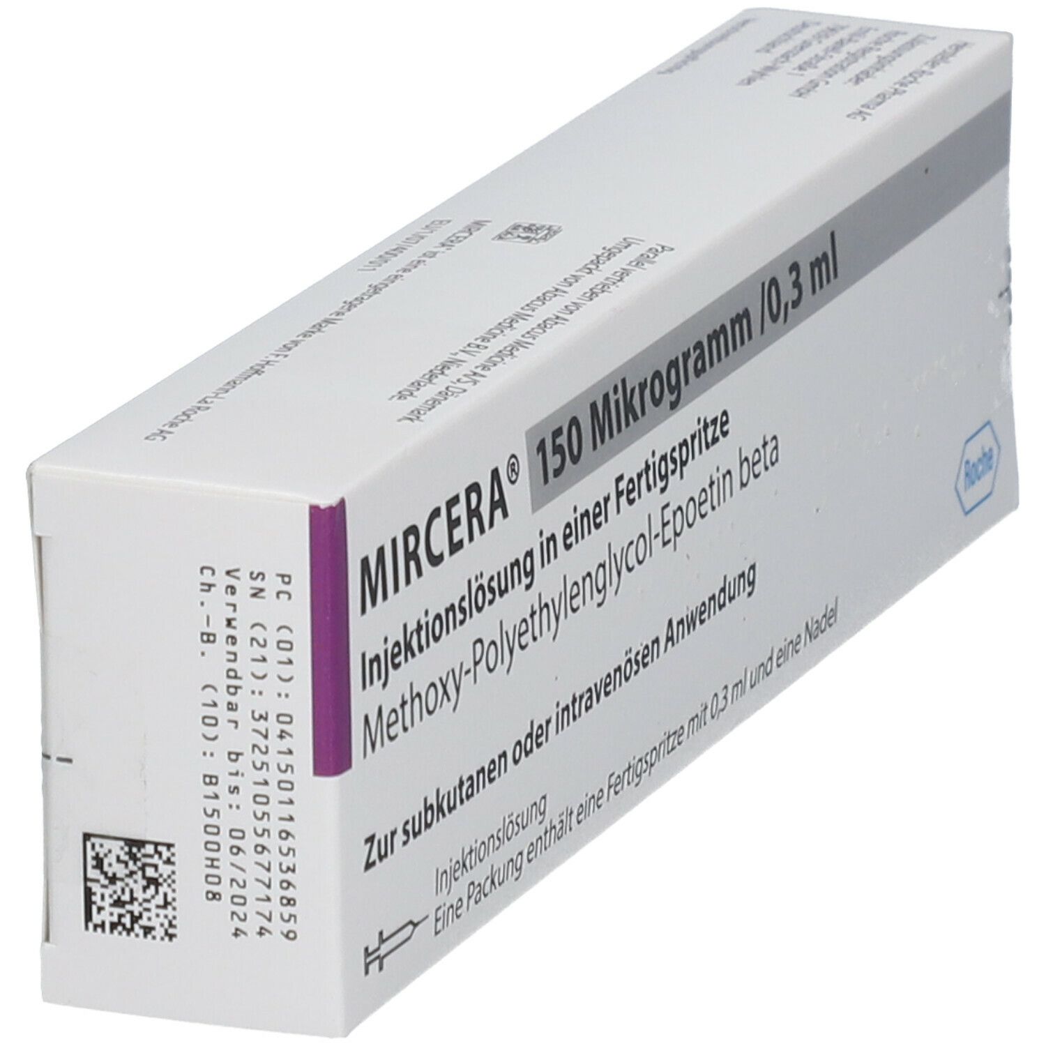 Mircera 150 Mikrogramm/0,3 ml Inj.-Lsg.i.e.F.-Sp. 1 St Fertigspritzen