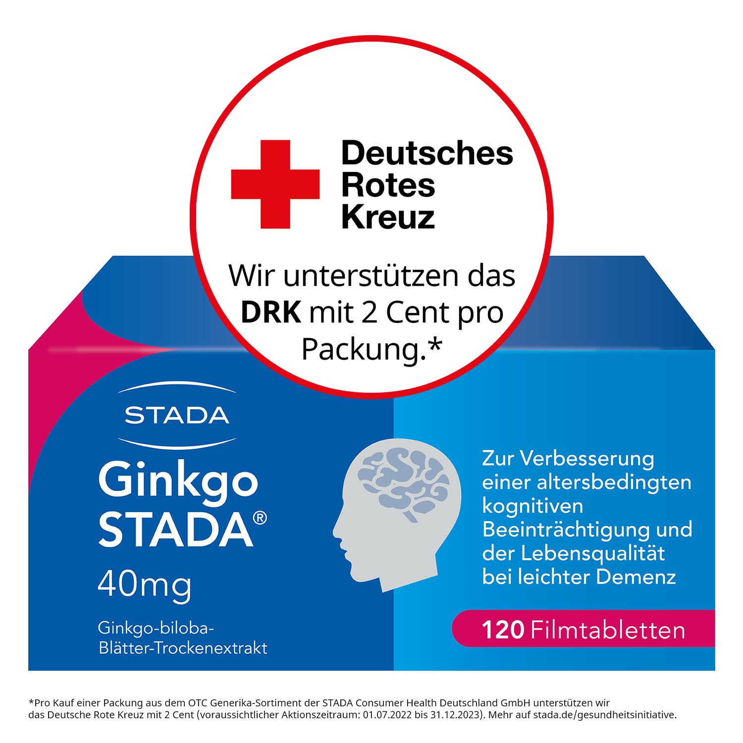 Ginkgo Stada 40 mg Filmtabletten 120 St