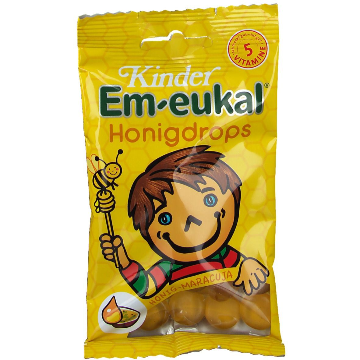 Em-eukal® Kinder Honigdrops Maracuja-Honig