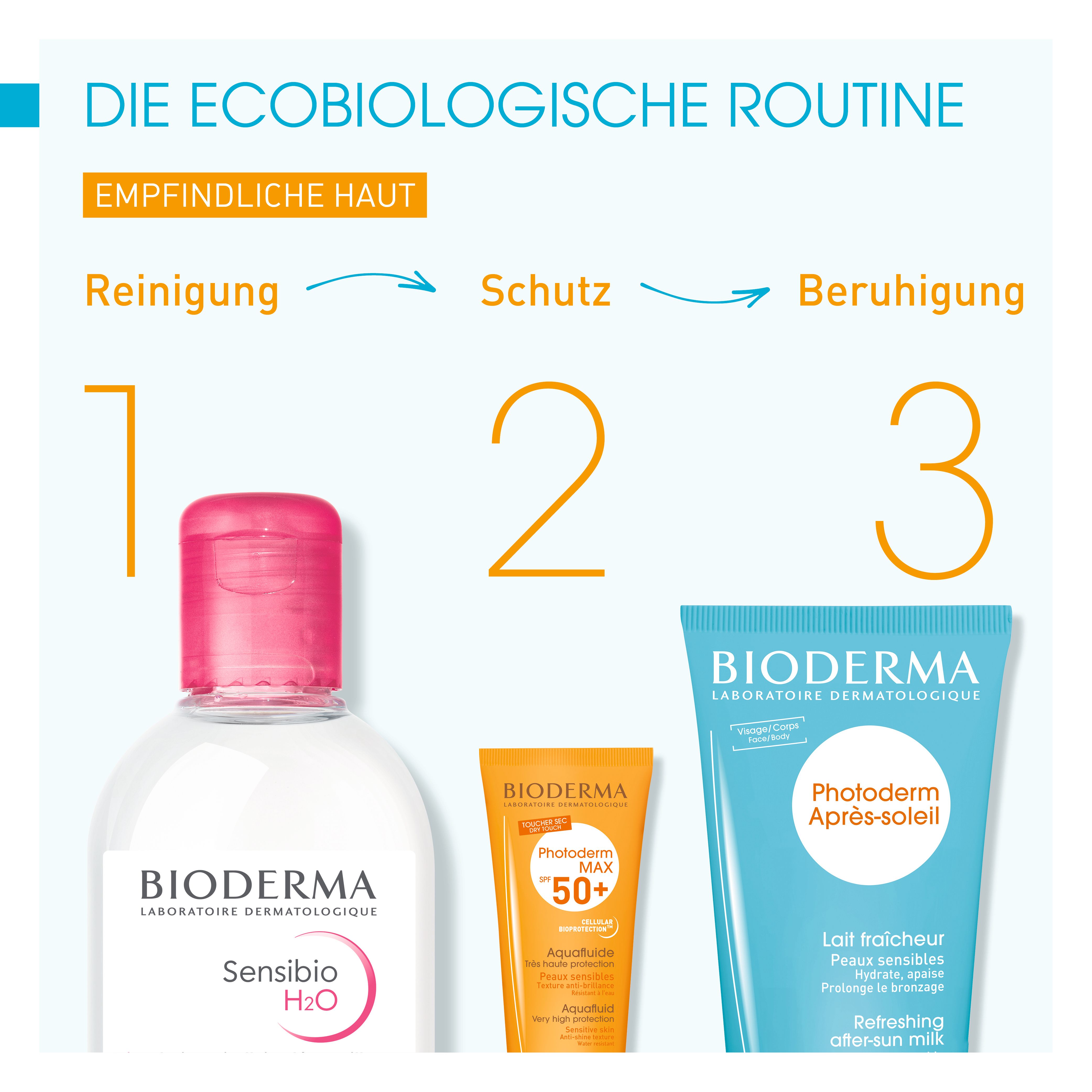 BIODERMA Photoderm MAX Aquafluide SPF 50+ ungetönt Mattierender, ungetönter Sonnenschutz