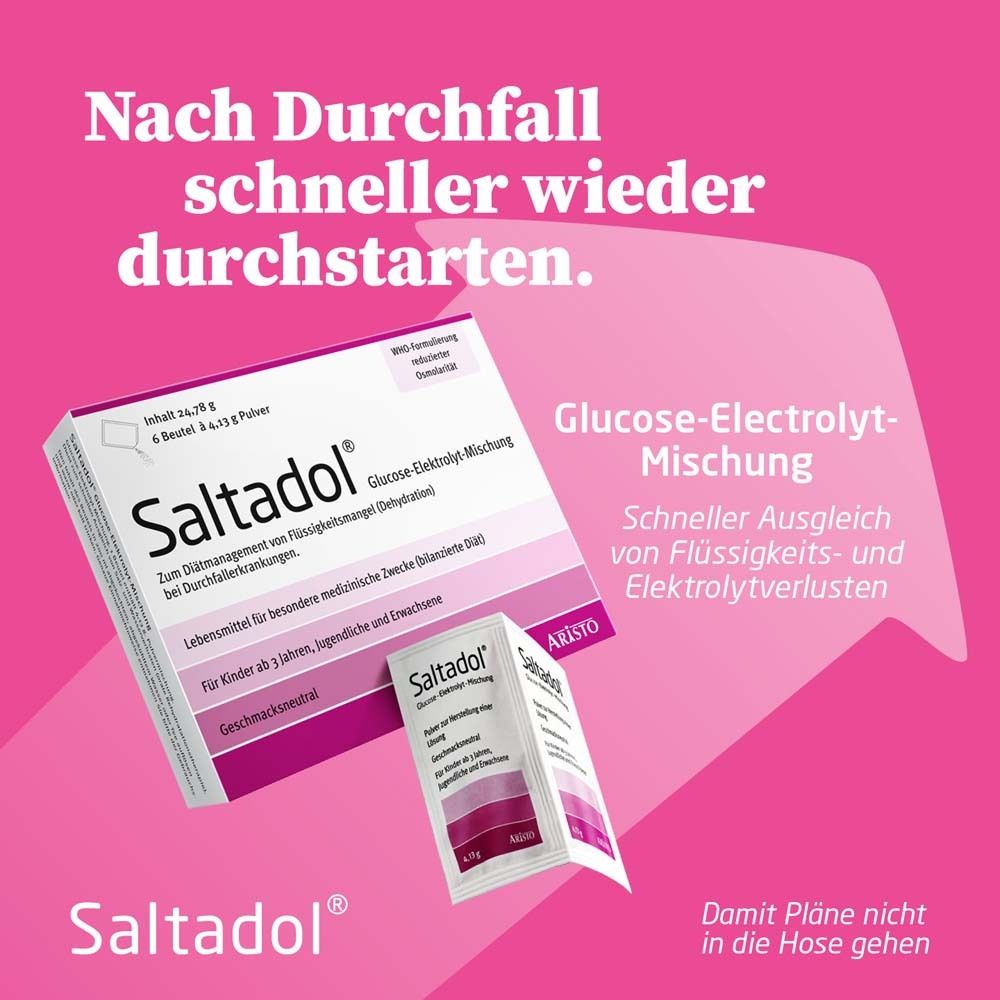 Saltadol Elektrolyt Pulver zur Her.e.Lösung zum Einnehmen