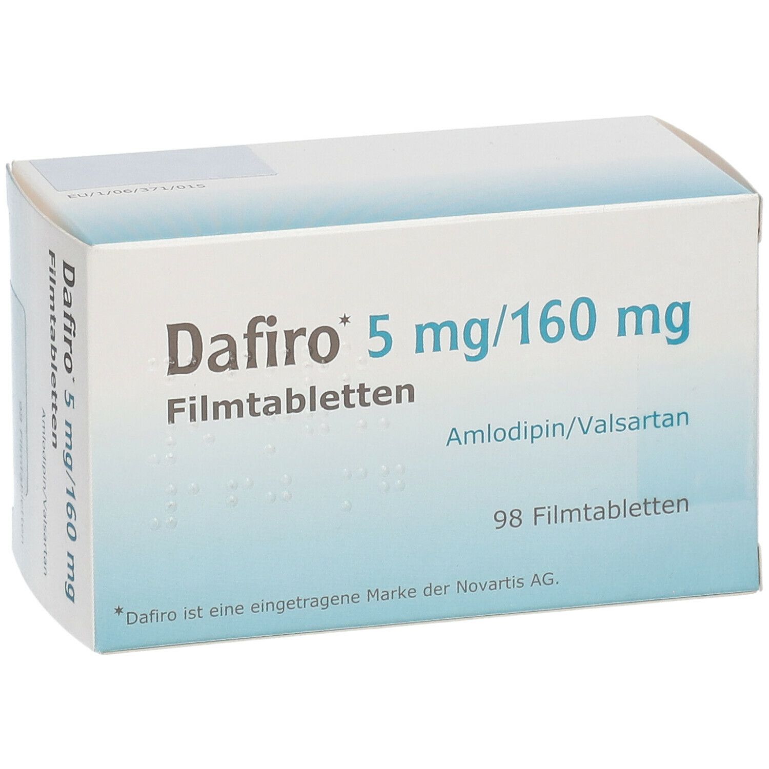 DAFIRO 5 mg/160 mg Filmtabletten