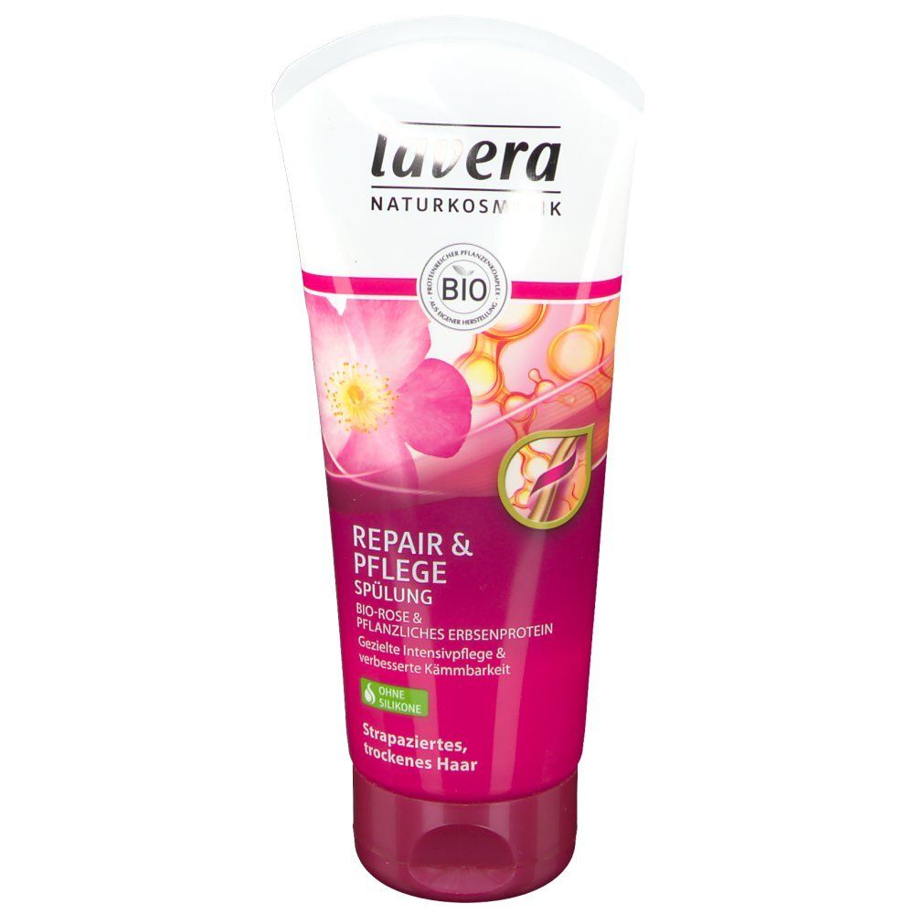 lavera Repair & Pflege Spülung Bio-Rose & Pflanzliches Erbsenprotein