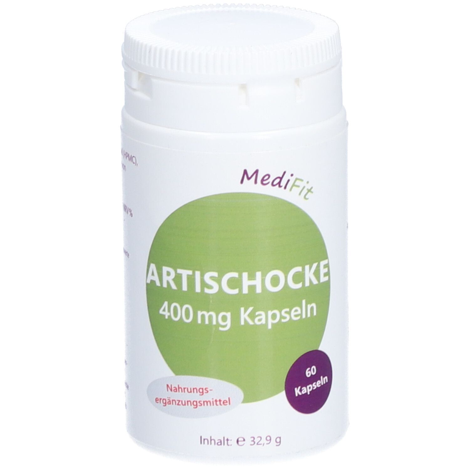 Artischocke 400 mg Kapseln Medifit