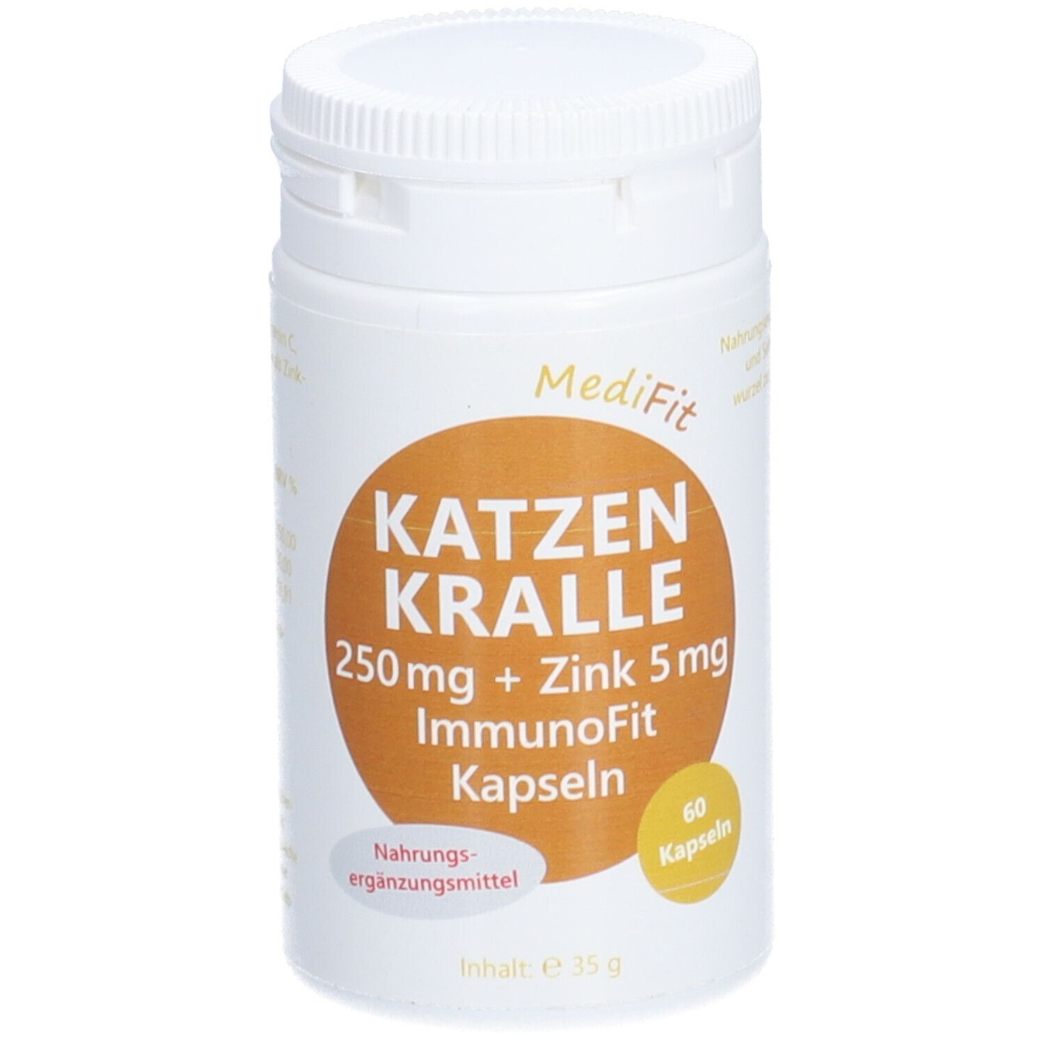 Katzenkralle 250 mg + Zink 5 mg Immunofit Kapseln