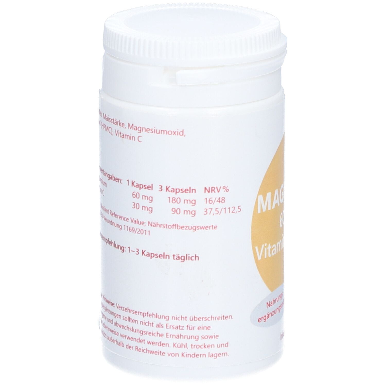 Magnesium 60 mg + Vitamin C Kapseln Medifit