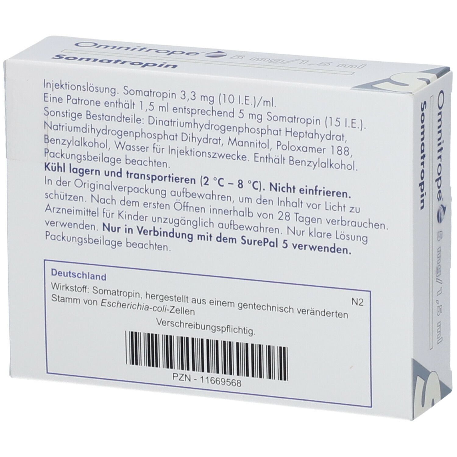 Omnitrope 5 mg/1,5 ml