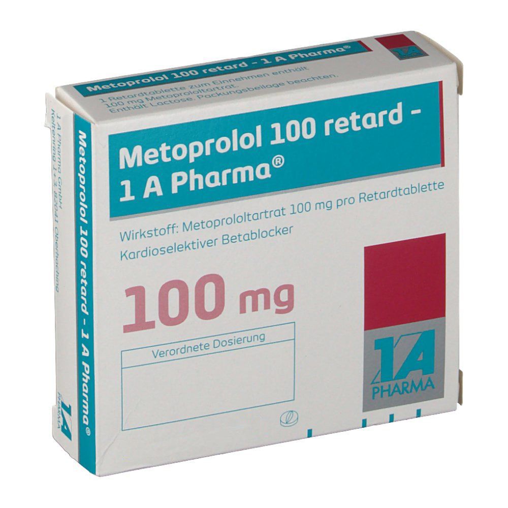 Metoprolol 100 retard - 1 A Pharma®