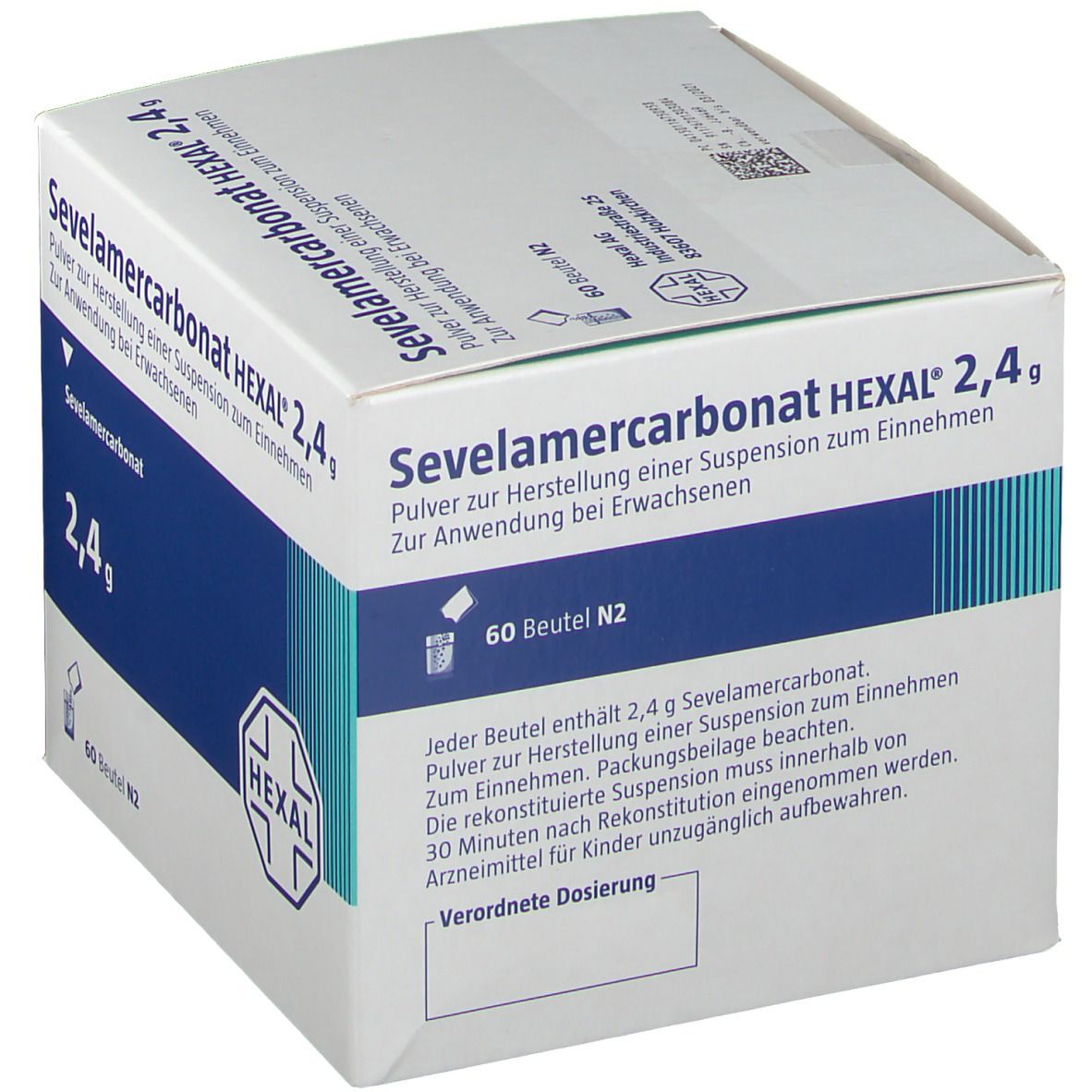 Sevelamercarbonat Hexal 2,4 g P.z.H.e.Susp.z.Einn. 60 St Pulver zur Herstellung einer Susp. zum Einnehmen