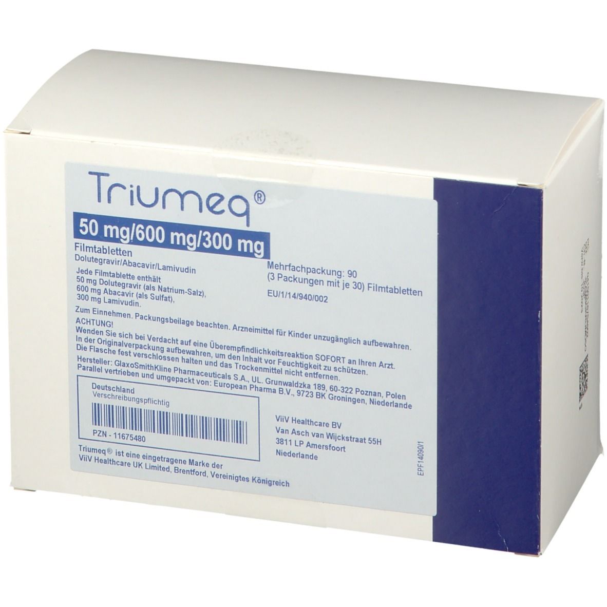 Triumeq® 50 mg/600 mg/300 mg